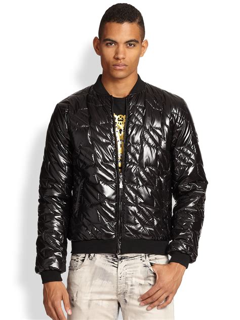 versace winter jacket mens|versace jeans couture jacket men's.